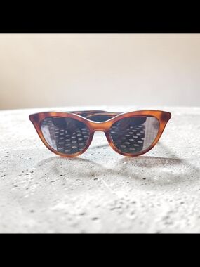 kate spade Tortoiseshell Cat-Eye Sunglasses - Brown Amber